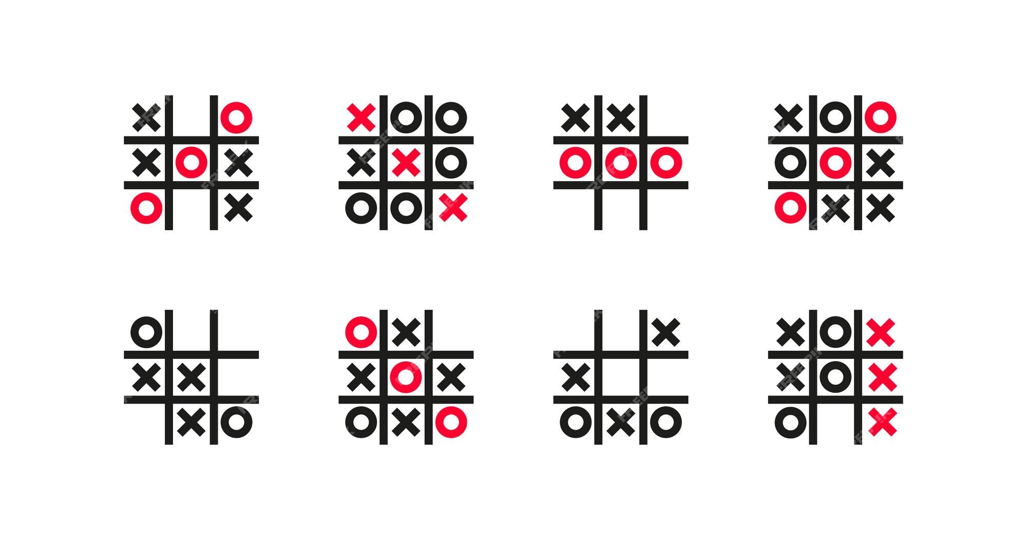 Tic tac toe game icon black color flat style Vector Image