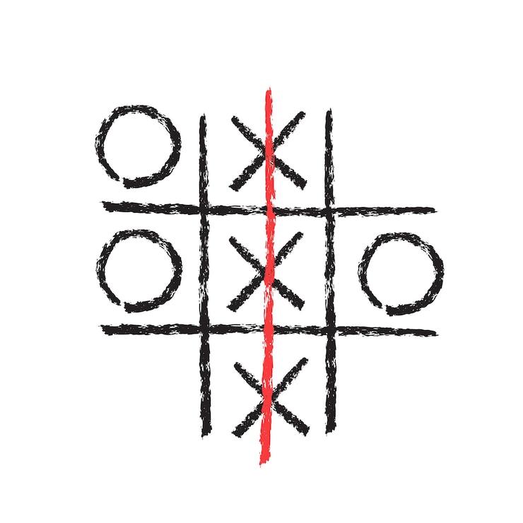 Vector tic tac toe tic tac toe vector