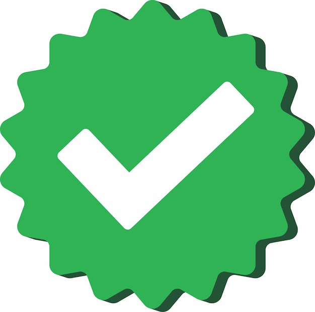 Отметьте синий Verified