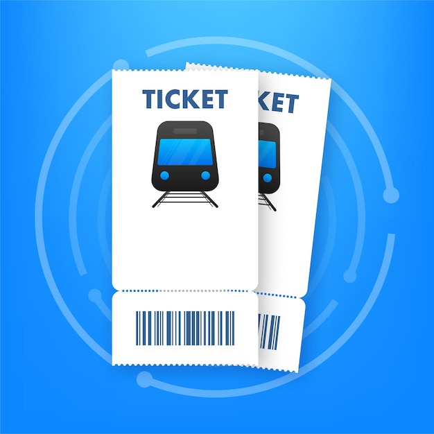 Ticket bus great design for any purposes Transport vector Business icon