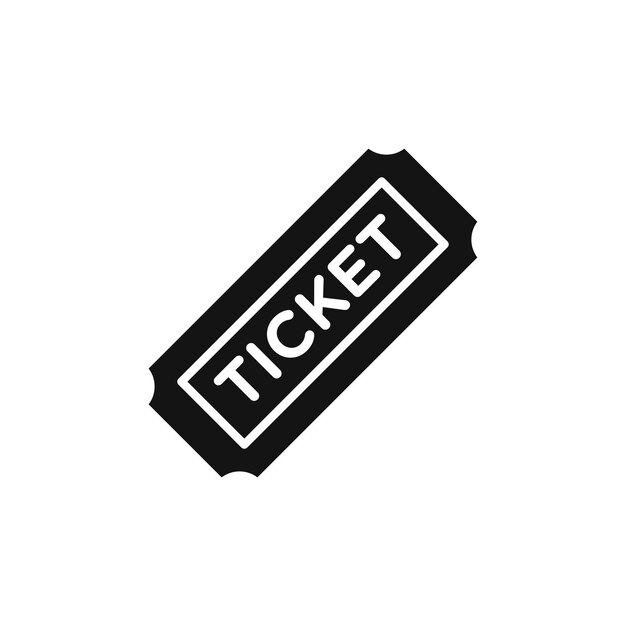 Ticket icon set film bioscoop kaartjes vector symbool concert pas teken vip coupon of voucher symbool vliegtuig vliegtickets lijn iconen in zwart gevuld en omschreven stijl