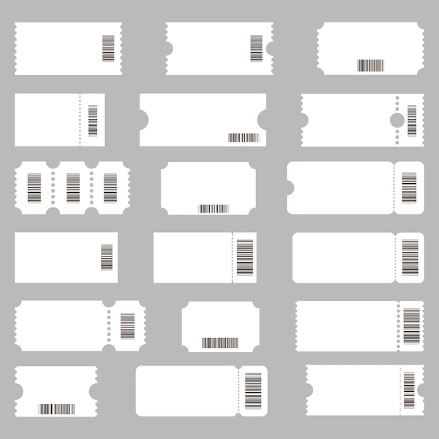 Vector ticket icon ticket icon set coupon icon set