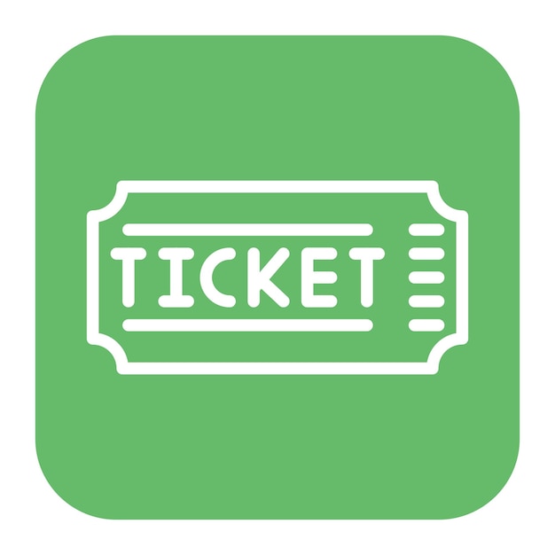 Vector ticket icon vector afbeelding kan worden gebruikt voor beach resort