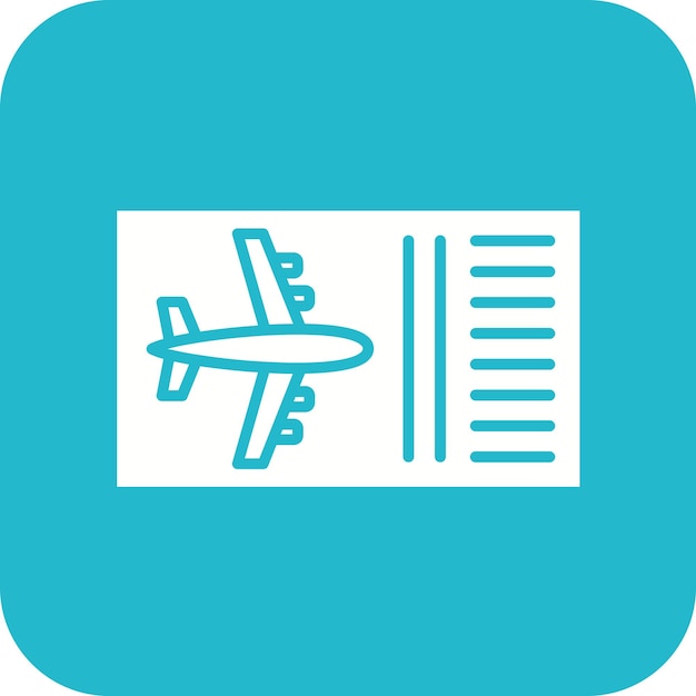 Ticket icon vector afbeelding Kan worden gebruikt voor Travel Agency