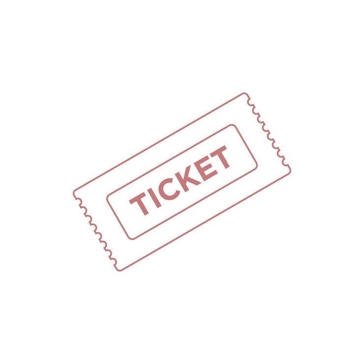 Vector ticket icon vector illustration logo template