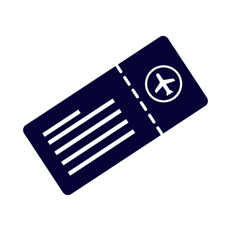 Ticket plane air plane air plane travel airport plane ticket icon