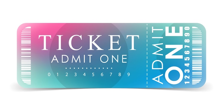 Vector ticket sample ticket design template vector illustration