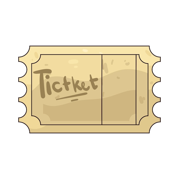 チケットの切手