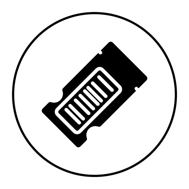 Ticketing icon vector image Can be used for Web Store