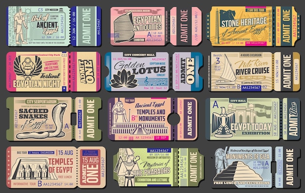 Tickets to ancient egypt landmarks and sightseeing
