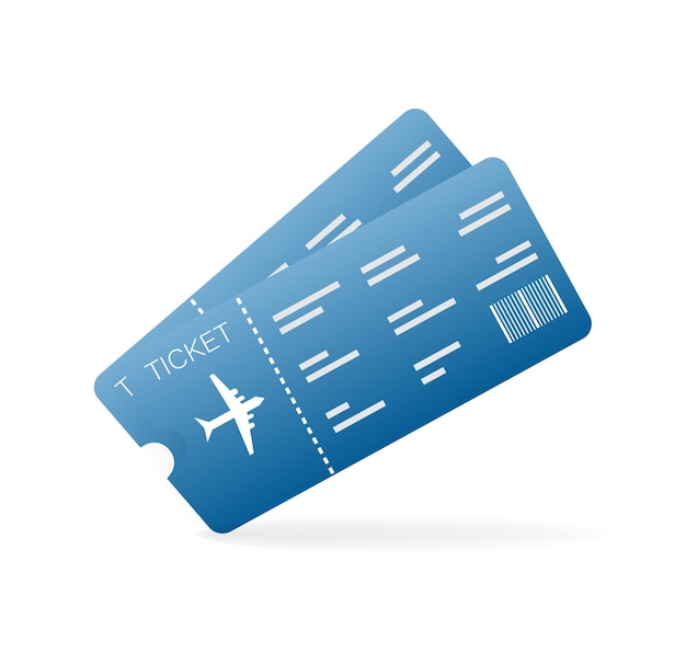 Vector tickets in flat style great design for any purposes vector template simple thin line design