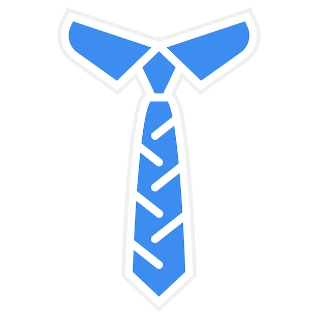 Vector tie icon style