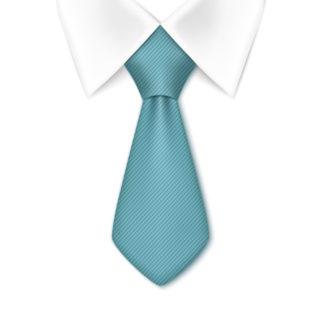 Vector tie isolated on white background. business man concept.