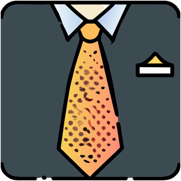 Vector tie a tie icon