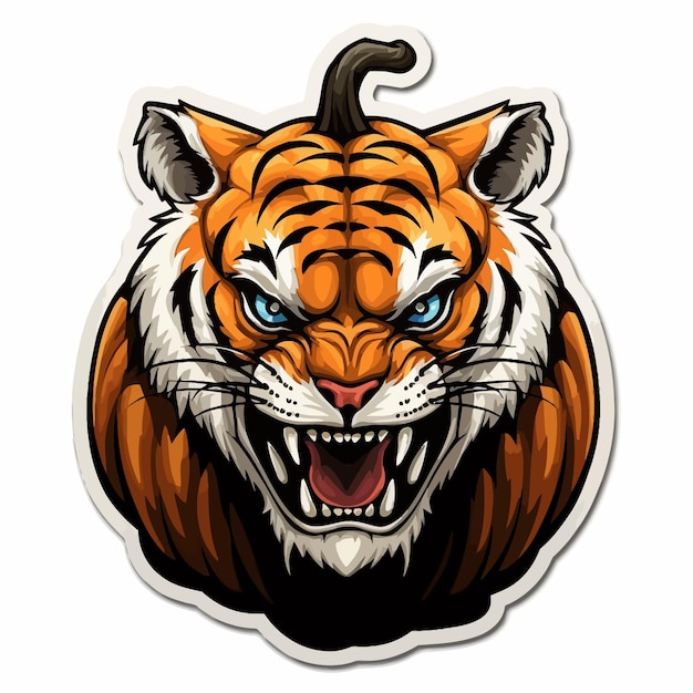 Premium Vector | Tiger cartoon vector