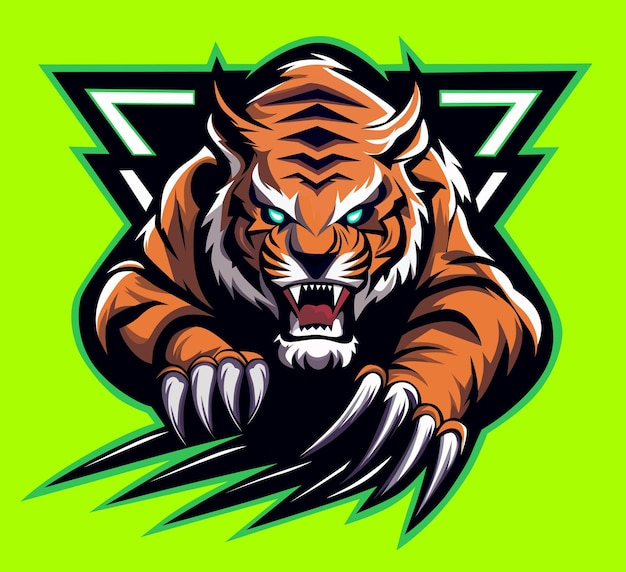 Tiger ESport Mascot Logo