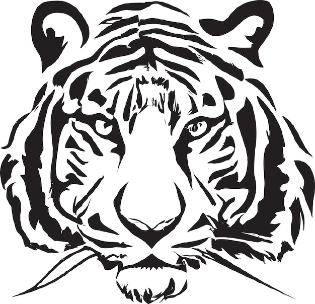 Tiger Eye Vector Graphic