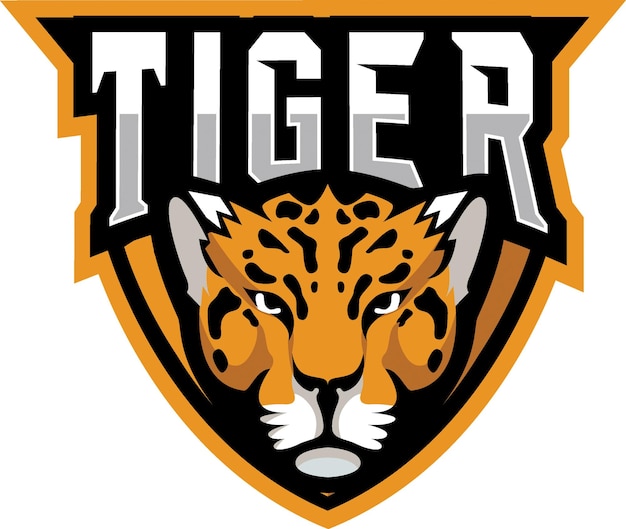 Vector tiger gaming logo