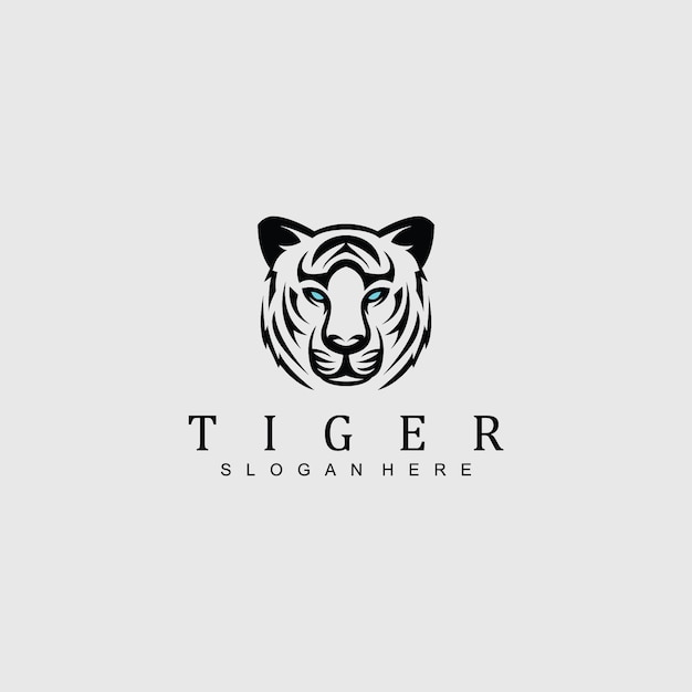 벡터 모든 비즈니스를위한 tiger head 로고