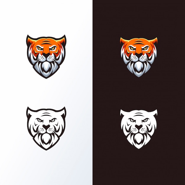 Tiger head logo ready to use