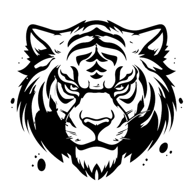 Logo della testa della tigre