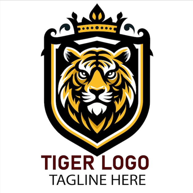 Vector tiger head tiger face tiger head mascot