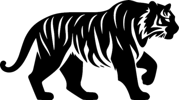 Vector tiger high quality vector logo vector illustration ideal for tshirt graphic