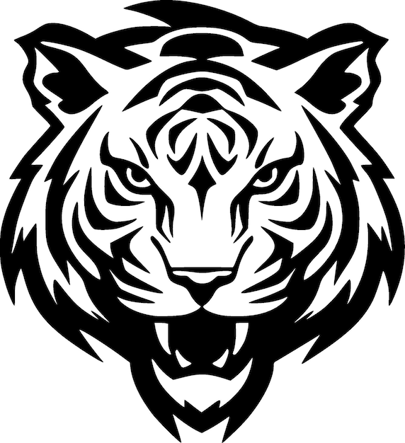 Tiger logo vettoriale di alta qualità illustrazione vettoriale ideale per la grafica di tshirt