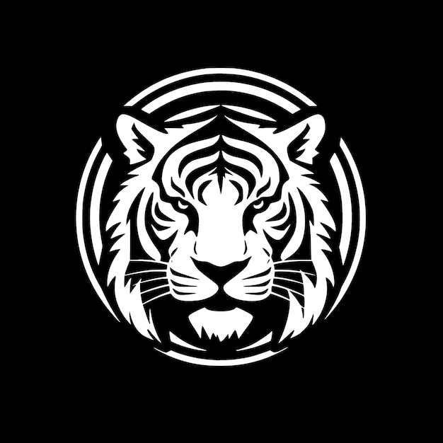 Vector tiger high quality vector logo vector illustration ideal for tshirt graphic