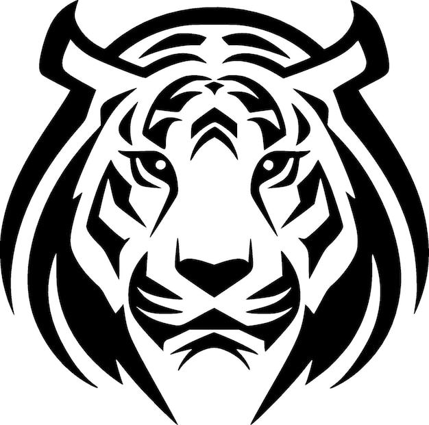 Tiger High Quality Vector Logo Vector illustration ideal for Tshirt graphic