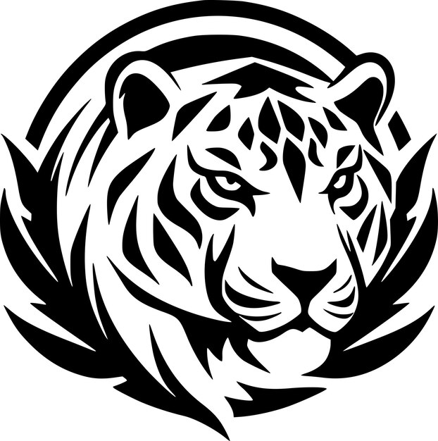 Tiger High Quality Vector Logo Vector illustration ideal for Tshirt graphic