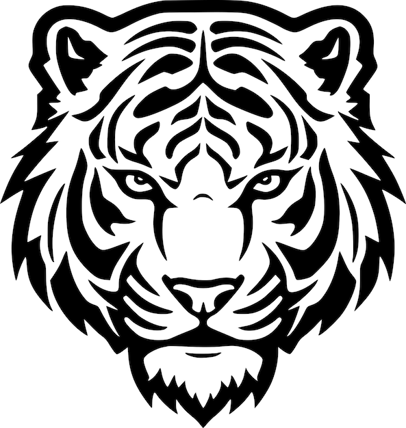 Tiger High Quality Vector Logo Vector illustration ideal for Tshirt graphic