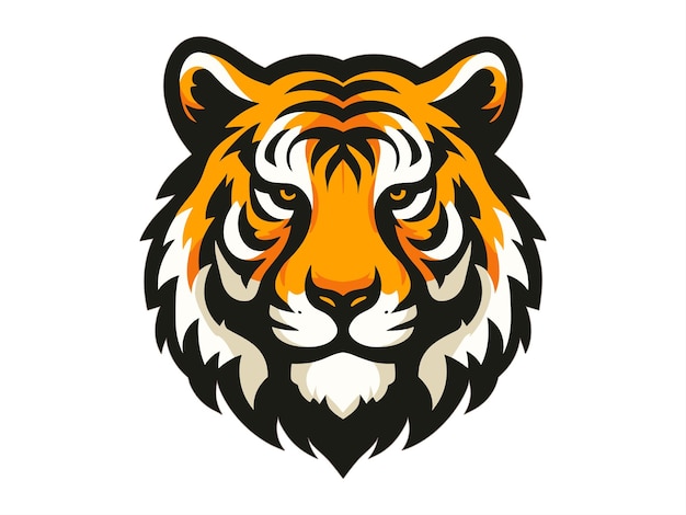 Vector tiger illustration logo vector