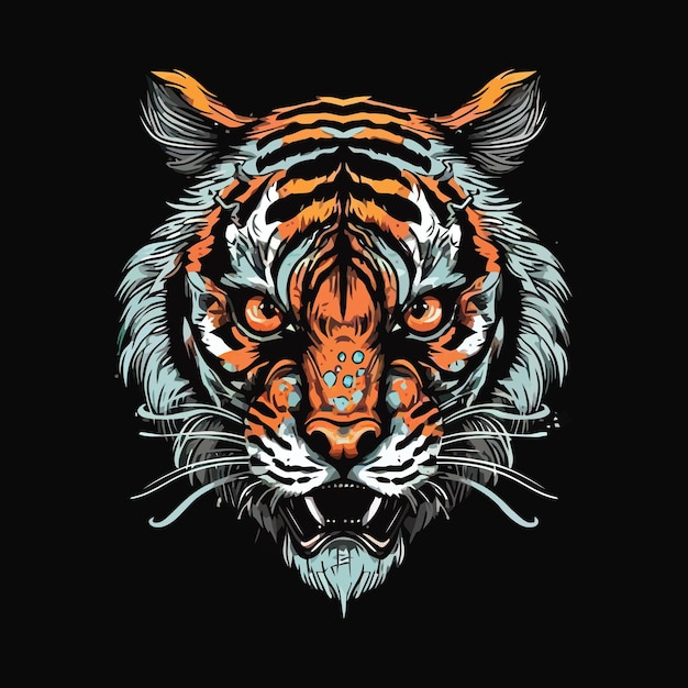 Tigre illustrazione vettoriale