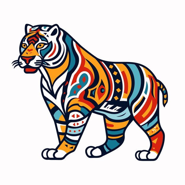 Vector tiger illustration