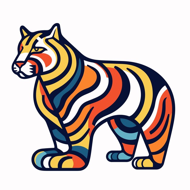 Vector tiger illustration