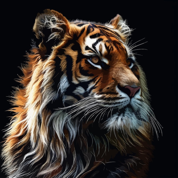 Vector tiger illustration