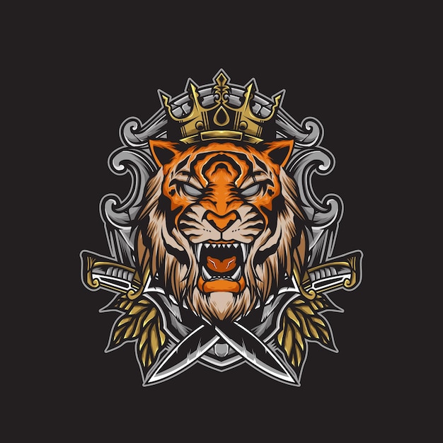 Tiger king illustration