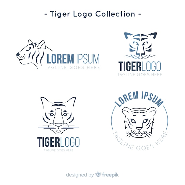 Коллекция логотипов Tiger
