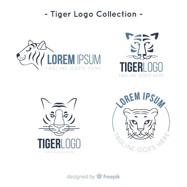 Collezione logo tiger