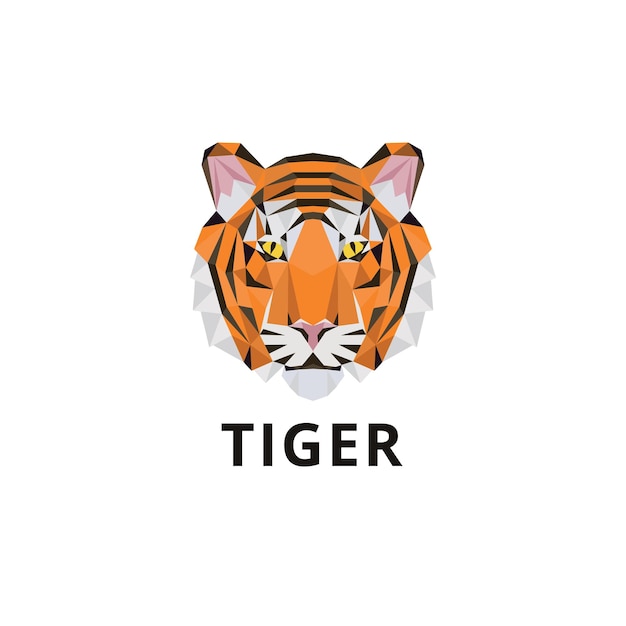Vector tiger logo design