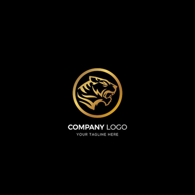 Vector tiger logo design