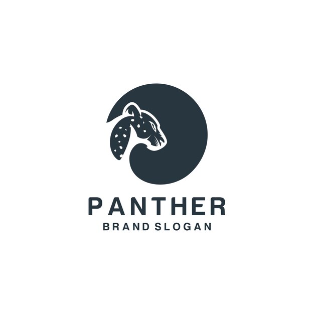 Вектор дизайна логотипа тигра с творческой уникальной идеей