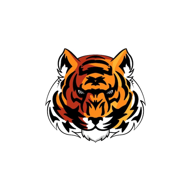 Tiger logo illustration vector