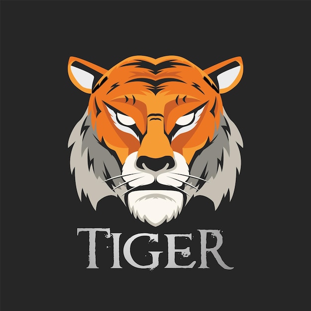 Illustrazione logo tigre