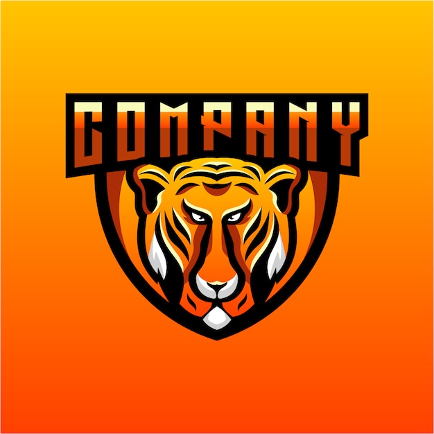 Vector tiger logo ontwerp