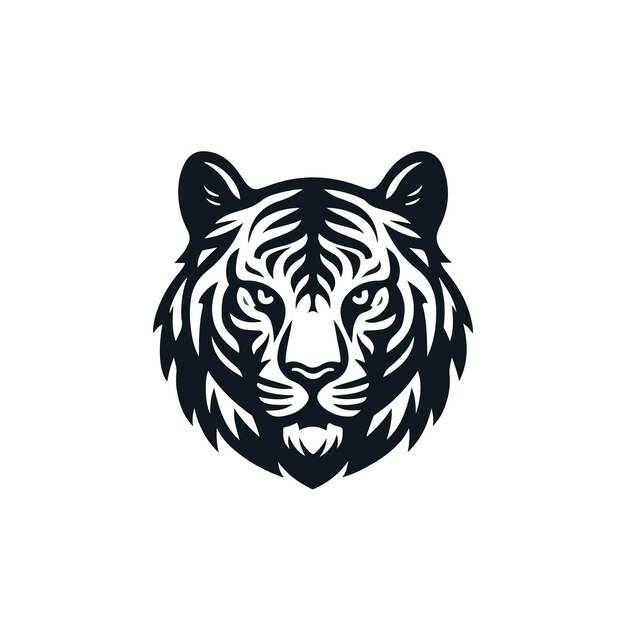 логотип тигра вектор ai генерируемое изображение