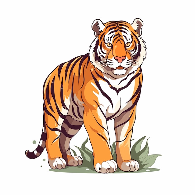 Tiger logo vector sticker