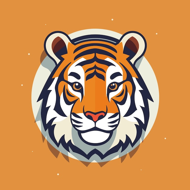 Tiger logo vector sticker