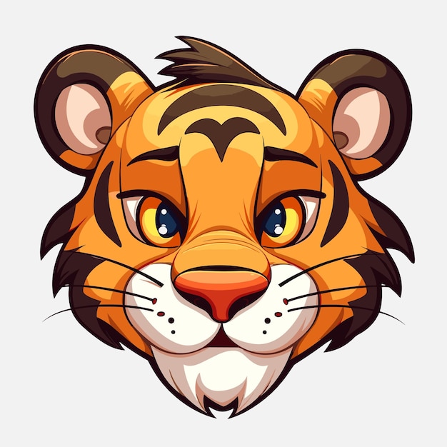 Tiger logo vector sticker